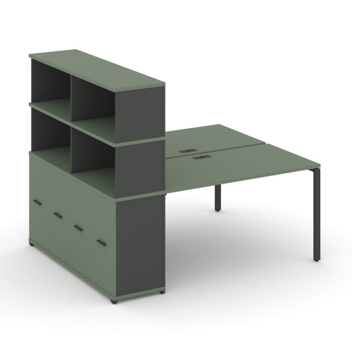 Бенч-система с опорным распашным шкафом Concept CN.DRS-232 фото 2