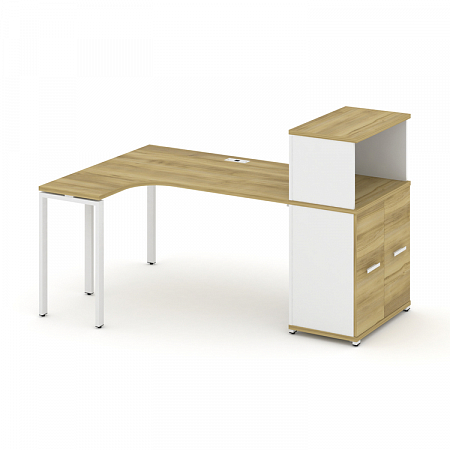 Стол эргономичный с опорным распашным шкафом Concept CN.SA-213(L)