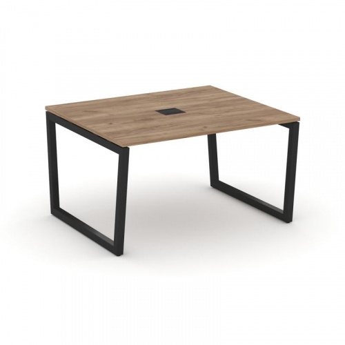 Style Project Стол переговорный SN-5T2.SPRG-033 Акация Лорка/Металл Антрацит/Заглушка Металл Антраци фото 6