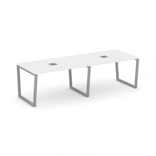 Style Project Стол переговорный SN-6T2.SPRG-013 Акация Лорка/Металл Антрацит/Заглушка Металл Антраци фото 16