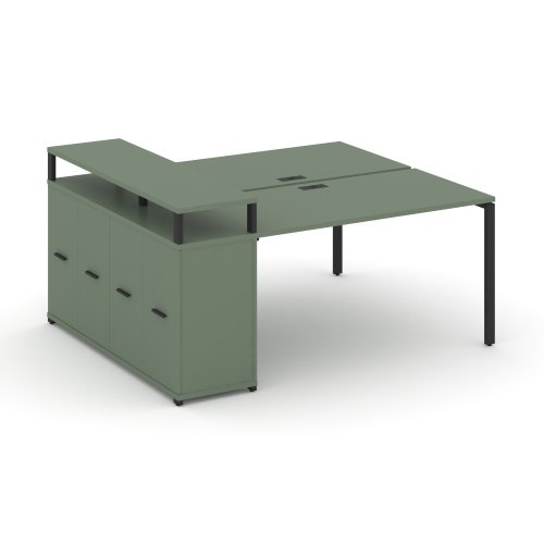 Бенч-система с опорным распашным шкафом Concept CN.DRS-222