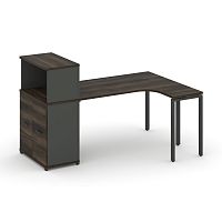 Стол эргономичный с опорным распашным шкафом Concept CN.SA-213(R)