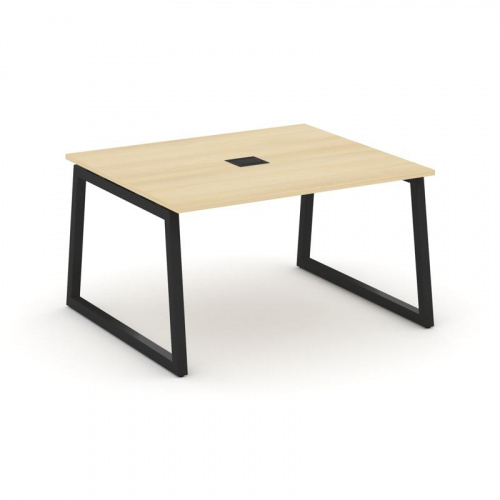 Style Project Стол переговорный SN-5T1.SPRG-032 Акация Лорка/Металл Антрацит/Заглушка Металл Антраци фото 7