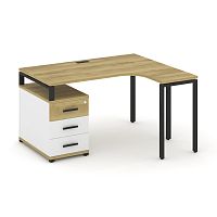 Стол эргономичный с опорной тумбой Concept CN.SA-301(R)