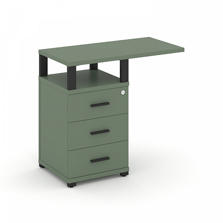 Тумба приставная с 3 ящиками Concept CN.TUS-002 B