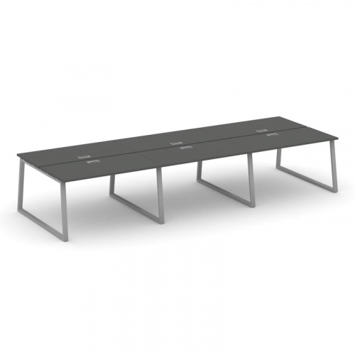 Style Project Рабочая станция 2-х сторон. SN-6T1.DRS-083 Акация Лорка/Металл Антрацит/Заглушка Пласт фото 18