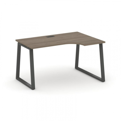 Style Project Стол рабочий эргоном. SN-6T1.SPA-001(R) Акация Лорка/Металл Антрацит/Заглушка Пластик фото 25