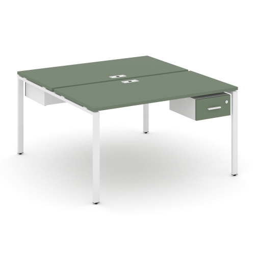 Бенч-система на 2 места с подвесными тумбами Concept CN.DRS-110 фото 5