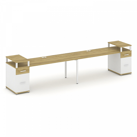 Бенч-система на 2 места с 2 опорными тумбами Concept CN.ORS-432