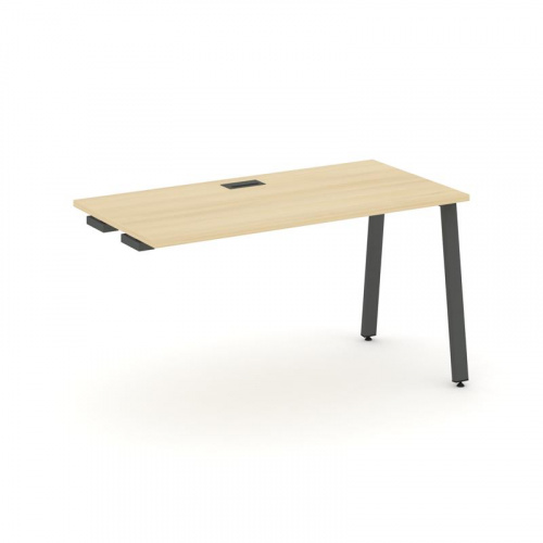 Style Project Стол-приставка к опор. элем. SN-6A.OPRS-013 Дуб Табак/Металл Белый 1380*700*750 фото 18