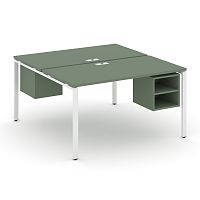 Бенч-система на 2 места с подвесными тумбами Concept CN.DRS-108