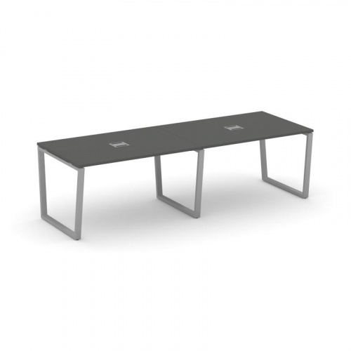 Style Project Стол переговорный SN-6T2.SPRG-013 Акация Лорка/Металл Антрацит/Заглушка Металл Антраци фото 18