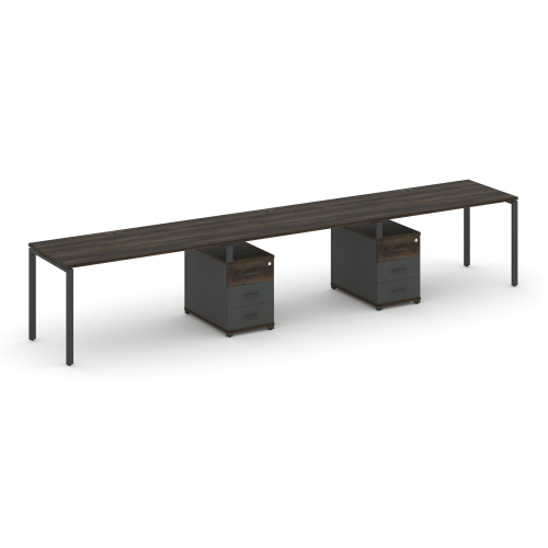 Бенч-система на 3 места с 2 опорными тумбами Concept CN.ORS-334 фото 3