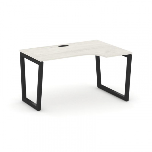 Style Project Стол рабочий эргоном. SN-5T2.SPA-011(R) Акация Лорка/Металл Антрацит/Заглушка Пластик фото 6 Style Project Стол рабочий эргоном. SN-5T2.SPA-011(R) Акация Лорка/Металл Антрацит/Заглушка Пластик фото 6