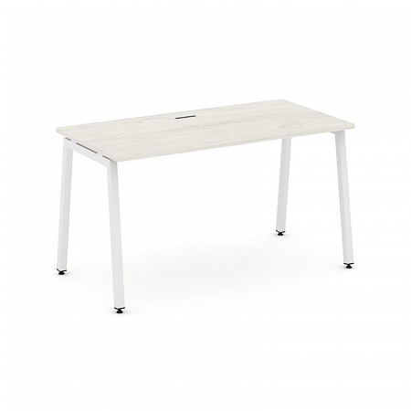 Style Project Стол письменный SN-4A.SP-021 Дуб Наварра/Металл Белый 980*800*750