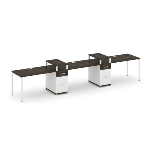 Бенч-система на 3 места с 2 опорными тумбами Concept CN.ORS-454 фото 10