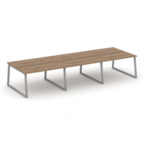 Style Project Рабочая станция 2-х сторон. SN-6T1.DRS-083 Акация Лорка/Металл Антрацит/Заглушка Пласт фото 10