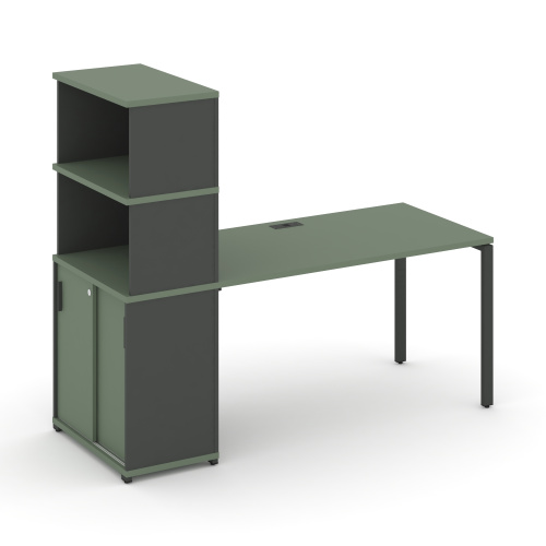 Стол офисный с опорным шкафом-купе Concept CN.SP-244