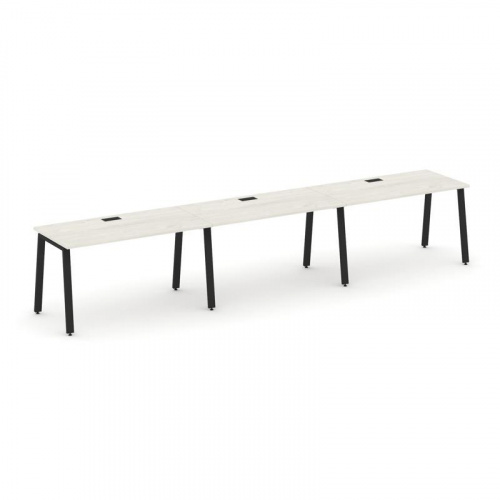 Style Project Рабочая станция 1 сторон. SN-6A.ORS-034 Тиквуд Светлый/Металл Белый 4740*600*750 фото 12