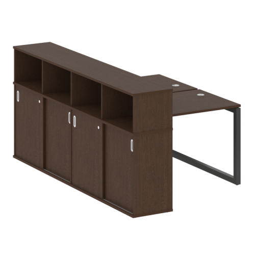 Бенч-система с шкафом-купе на О-обр. м/к Metal System Quattro 50БО.РС-СШК-4.1 фото 8