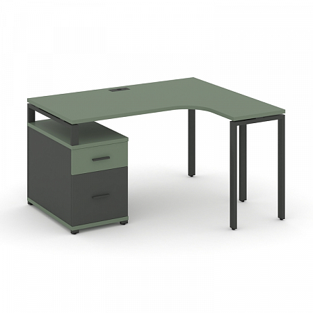 Стол эргономичный с опорной тумбой Concept CN.SA-304(R)