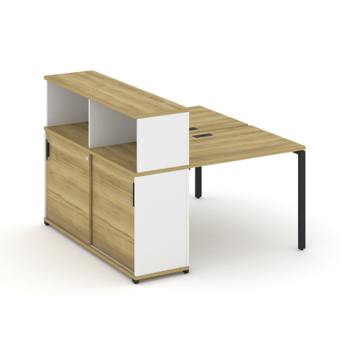 Бенч-система с опорным шкафом-купе с надставкой Concept CN.DRS-237 фото 6