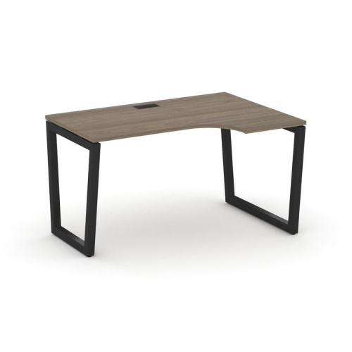 Style Project Стол рабочий эргоном. SN-5T2.SPA-011(R) Акация Лорка/Металл Антрацит/Заглушка Пластик фото 9 Style Project Стол рабочий эргоном. SN-5T2.SPA-011(R) Акация Лорка/Металл Антрацит/Заглушка Пластик фото 9