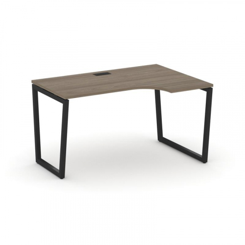 Style Project Стол рабочий эргоном. SN-4T2.SPA-011(R) Акация Лорка/Металл Антрацит/Заглушка Пластик фото 5 Style Project Стол рабочий эргоном. SN-4T2.SPA-011(R) Акация Лорка/Металл Антрацит/Заглушка Пластик фото 5