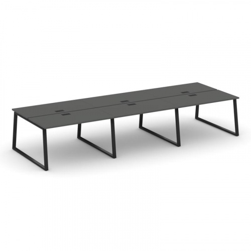 Style Project Рабочая станция 2-х сторон. SN-6T1.DRS-083 Акация Лорка/Металл Антрацит/Заглушка Пласт фото 5