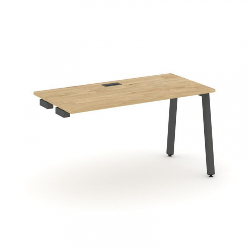 Style Project Стол-приставка к опор. элем. SN-5A.OPRS-024 Дуб Наварра/Металл Белый 1580*800*750 фото 26