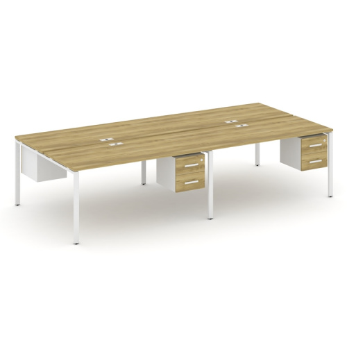 Бенч-система на 4 места с подвесными тумбами Concept CN.DRS-136 фото 11