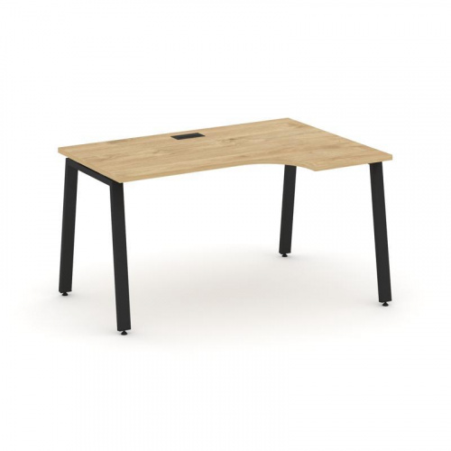 Style Project Стол рабочий эргоном. SN-6A.SPA-011(R) Акация Лорка/Металл Антрацит 1380*700/980*750 фото 2 Style Project Стол рабочий эргоном. SN-6A.SPA-011(R) Акация Лорка/Металл Антрацит 1380*700/980*750 фото 2