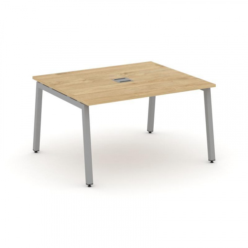 Style Project Стол переговорный SN-5A.SPRG-032 Акация Лорка/Металл Белый 1180*1180*750 фото 7