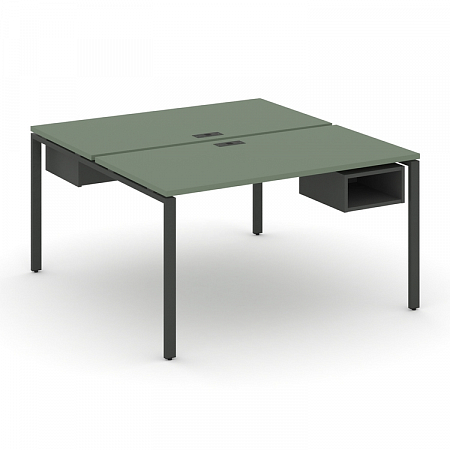 Бенч-система на 2 места с подвесными тумбами Concept CN.DRS-101