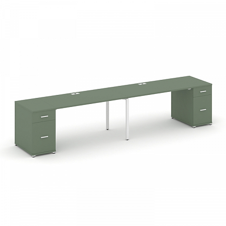 Бенч-система на 2 места с 2 опорными тумбами Concept CN.ORS-415