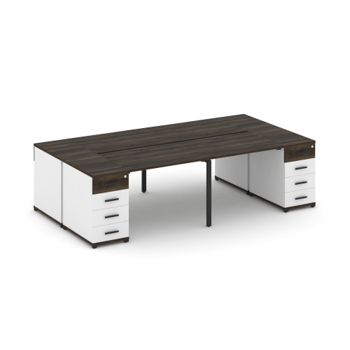 Бенч-система на 4 места с 2 опорными тумбами Concept CN.DRS-425 фото 9 Бенч-система на 4 места с 2 опорными тумбами Concept CN.DRS-425 фото 9