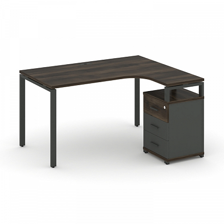 Стол эргономичный с опорной тумбой Concept CN.SA-305(R)