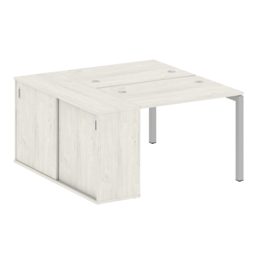 Бенч-система с шкафом-купе на П-обр. м/к Metal System Quattro 50БП.РС-СШК-1.1 фото 8