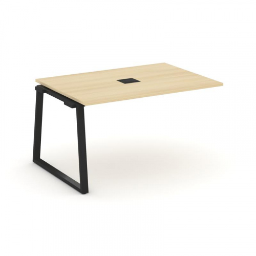 Style Project Проходной наб. элем. перег. стола SN-6T1.NSPRG-002 Акация Лорка/Металл Антрацит/Заглуш фото 8