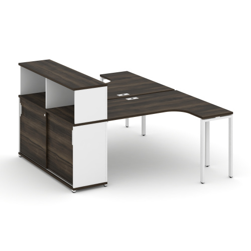 Бенч-система с опорным шкафом-купе с надставкой Concept CN.DSA-219 фото 10