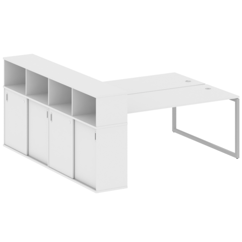 Бенч-система с шкафом-купе на О-обр. м/к Metal System Quattro 40БО.РС-СШК-4.5 фото 14