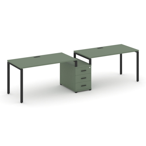 Бенч-система на 2 места с 1 опорной тумбой Concept CN.ORS-303 фото 2