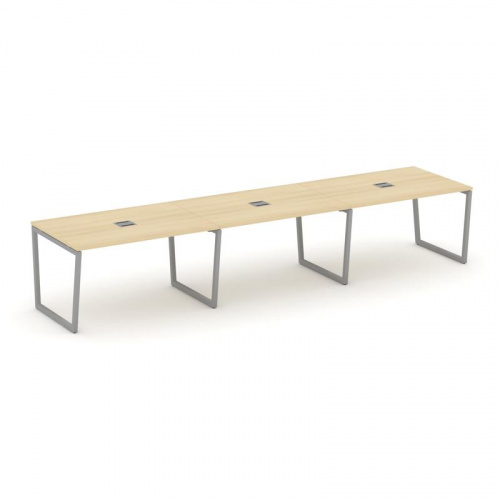 Style Project Стол переговорный SN-4T2.SPRG-021 Акация Лорка/Металл Антрацит/Заглушка Металл Антраци фото 20