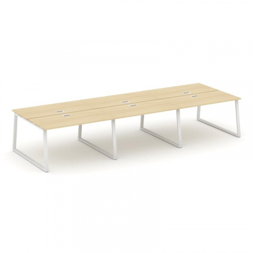 Style Project Рабочая станция 2-х сторон. SN-6T1.DRS-083 Акация Лорка/Металл Антрацит/Заглушка Пласт фото 21