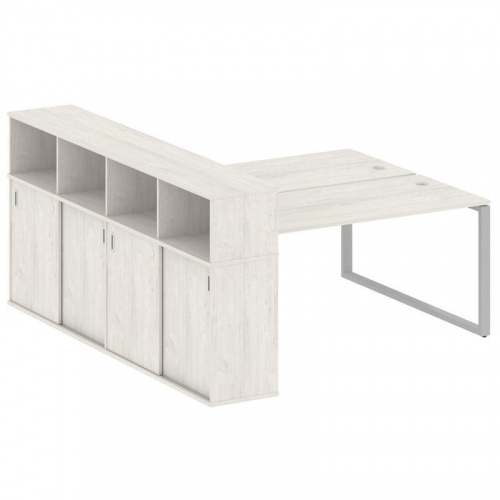 Бенч-система с шкафом-купе на О-обр. м/к Metal System БО.РС-СШК-4.4