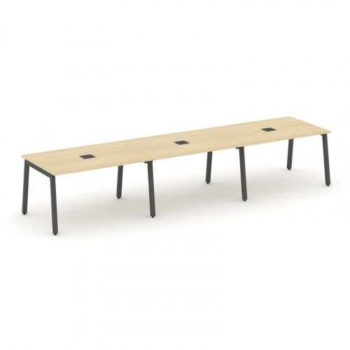 Style Project Стол переговорный SN-5A.SPRG-023 Акация Лорка/Металл Белый 4410*980*750 фото 23