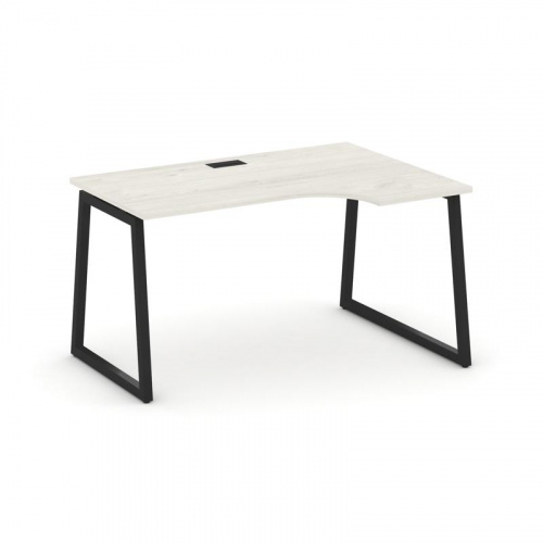 Style Project Стол рабочий эргоном. SN-4T1.SPA-022(R) Акация Лорка/Металл Антрацит/Заглушка Пластик фото 7 Style Project Стол рабочий эргоном. SN-4T1.SPA-022(R) Акация Лорка/Металл Антрацит/Заглушка Пластик фото 7