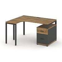 Стол эргономичный с опорной тумбой Concept CN.SA-304(L)