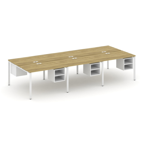 Бенч-система на 6 мест с подвесными тумбами Concept CN.DRS-146 фото 11