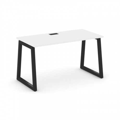 Style Project Стол письменный SN-5T1.SP-021 Акация Лорка/Металл Антрацит/Заглушка Пластик Черный 980 фото 6